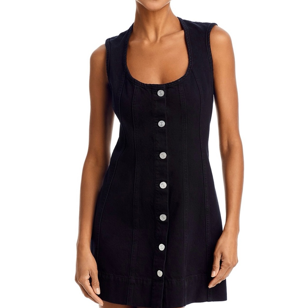 Like new! Frame Denim Black Mini Dress
